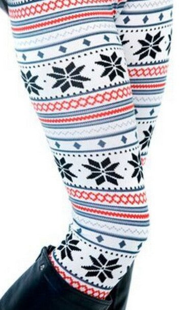 Leggins mit weihnachtlichen Winterlichen Motiven