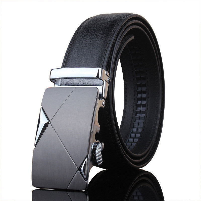 Automatic Buckle Casual Leather Belt