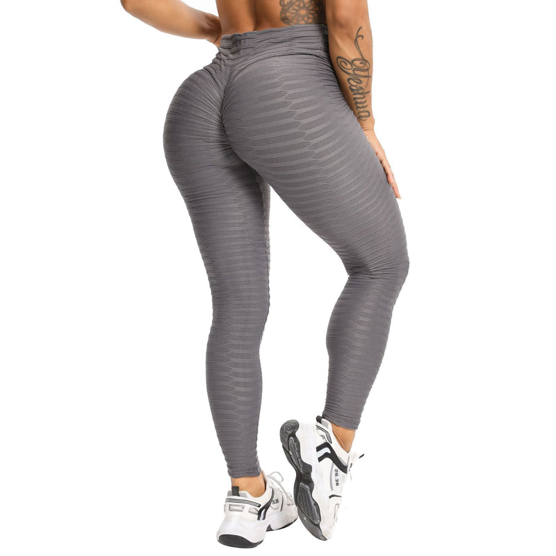 Hohe Taille Pfirsich Hüfte Fitness Leggings