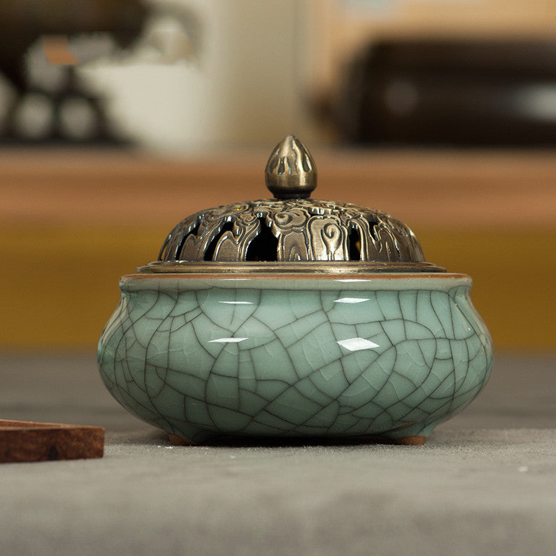 Huitong Xiangtang Longquan Celadon Censer