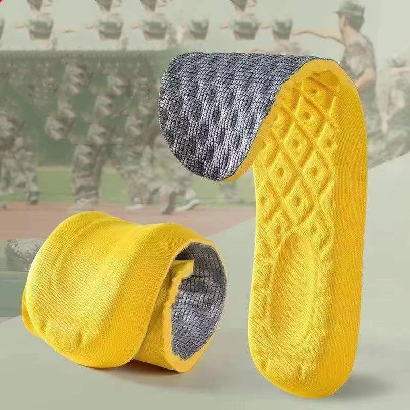 Breathable Student Military Training Insoles High Bounce