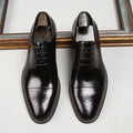 Head Carved Leather Shoes Groom Wedding Shoes