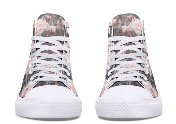 Printed Couple High-top Canvas Shoes