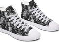 Printed Couple High-top Canvas Shoes