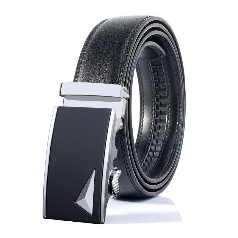 Automatic Buckle Casual Leather Belt